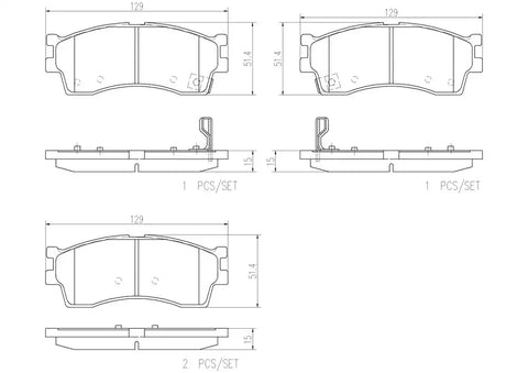 DISC BRAKE PAD SET