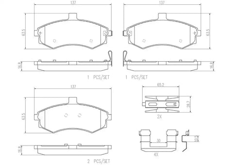 DISC BRAKE PAD SET