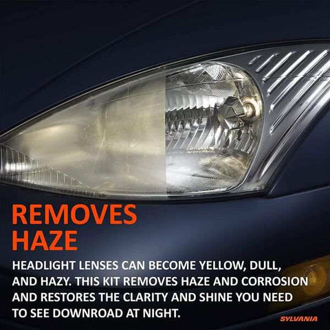 Sylvania Silverstar HRK.BX Headlight Restoration Kit With One 1 Ounce Surface Activator