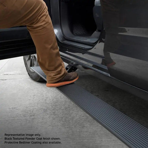 Go Rhino 20443273T Running Board E-Board E1 Protective Bedliner Coating Black Alu