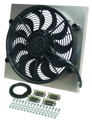 DERALE 16819 RAD FAN ALM SHROUD ASSEMB