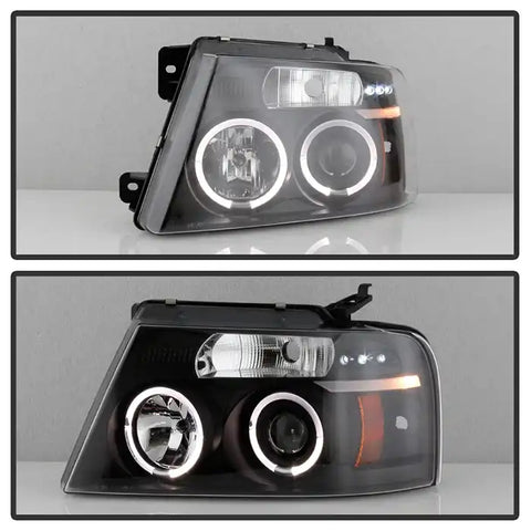 Spyder Automotive 5010209 Headlight Assembly Version 2 Halogen Bulb Projector Beam