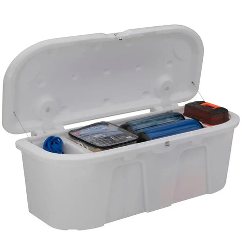 TAYLOR MADE 123750 S'N'G 5.5 FT. POLY DOCK BOX- WHITE