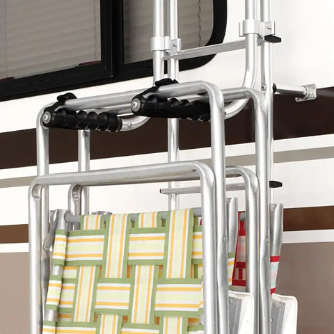 LADDER MOUNTED CHAIR RACK