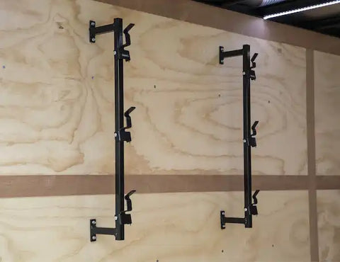 Buyers Products LT12 Grass Trimmer Rack For Enclosed Landscape Trailers Holds Three