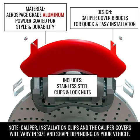 MGP CALIPER 10265SMGPRD MGP CALIPER COVERS ARE A CAR ACCESS