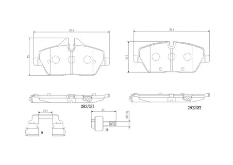DISC BRAKE PAD SET