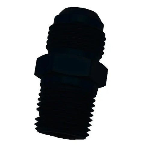 SPEEDFX 560886BK -8AN X3/8NPTF BLK ST FL TO PIPE ADP