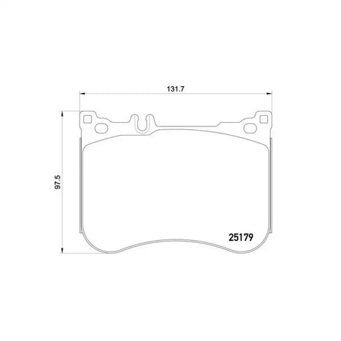 BREMBO P50095 DISC BRAKE PAD SET