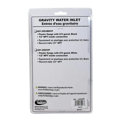 GRAVITY WATER INLET - WHI