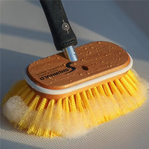 SHURHOLD IND 955 6' DECK BRUSH MEDIUM YELLOW POLY