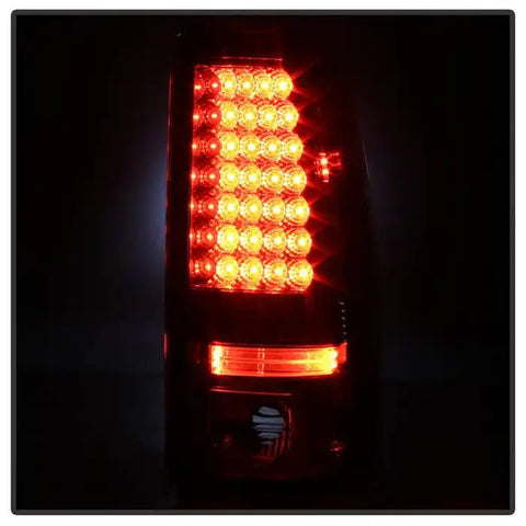 Spyder Automotive 5001764 Tail Light Assembly LED Smoke Lens Chrome Plated Housing