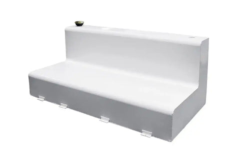 DEE ZEE DZ92747XS AUXILLIARY TANK L-SHAPE WHITE STEEL
