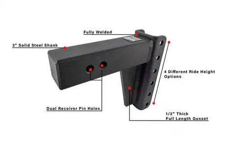 3.0' EXTREME DUTY 6' DROP/RISE
