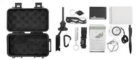 12-IN-1 OUTDOOR SURVIVAL KIT
