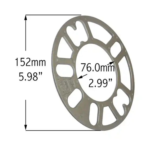 WHEEL SPACER  DIE CAST AL
