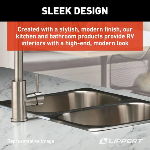 CURVED GOOSENECK FAUCET-BLACK MATTE