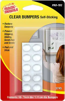 CLEAR BUMPERS 10PK