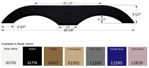 ICON 12595 FENDER SKIRT TANDEM ICON FS1770