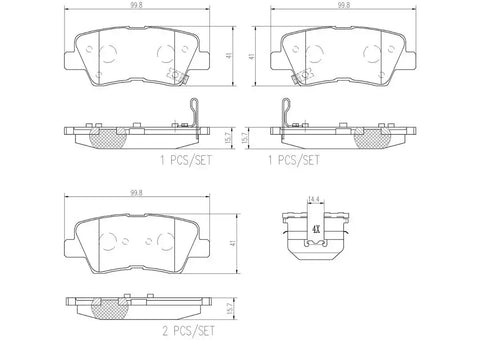 DISC BRAKE PAD SET