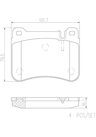 DISC BRAKE PAD SET