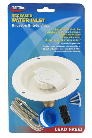 WTR INLET RECES LF MTL CW