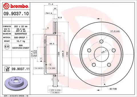 DISC BRAKE ROTOR