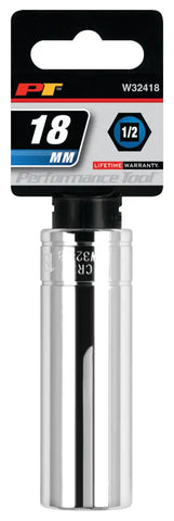 PERFORM TOOL W32418 SOCKET DP 18MM