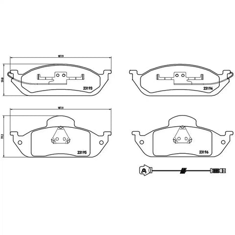 DISC BRAKE PAD SET