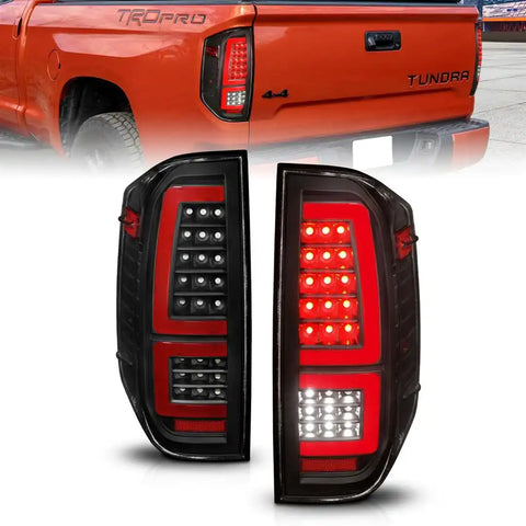 ANZO USA 311436 Tail Light Assembly LED Clear Lens Black Housing Red Brake Light/