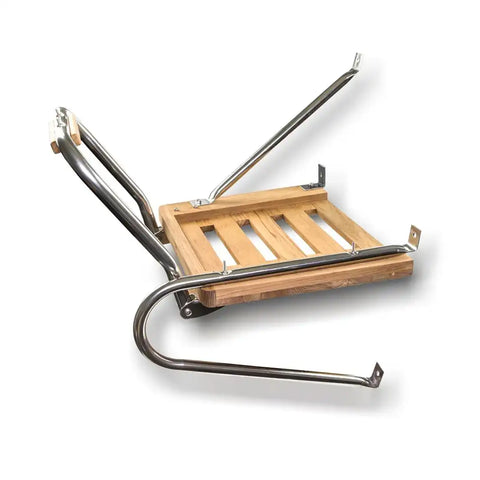 WHITECAP IND 60902 TEAK SWIM PLATFORM W/LADDER OUTBOAR