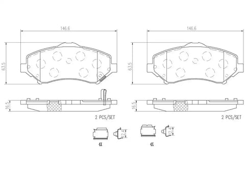 DISC BRAKE PAD SET