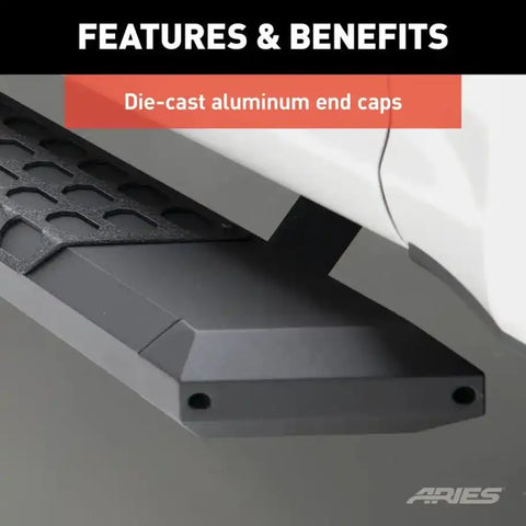 ARIES 2556055 ADVANTEDGE 5-1/2' X 85' BLACK ALUMI