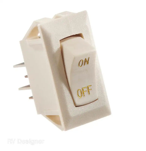 10A IVORY ROCKER SWITCH W