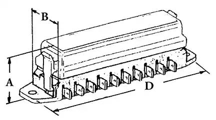 10 WAY MINI FUSE BLOCK