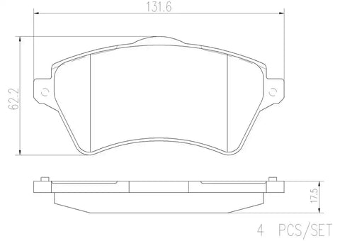 DISC BRAKE PAD SET