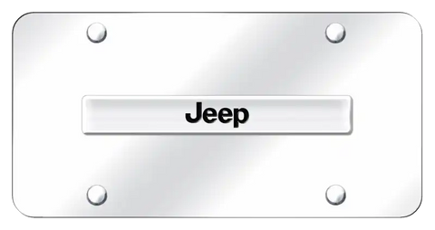 JEEP NAME CHR/CHR PLATE