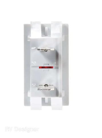 WHITE W/RED INDICATOR LIG