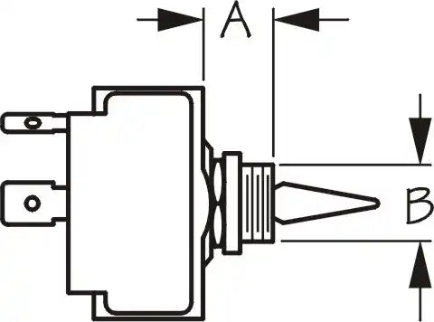 SEA DOG 420101-1 TOGGLE SWITCH SP) ON/OFF