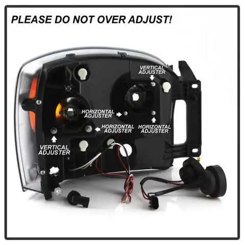 Spyder Automotive 5010001 Headlight Assembly Signature Series Projector Beam With L