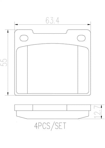 DISC BRAKE PAD SET