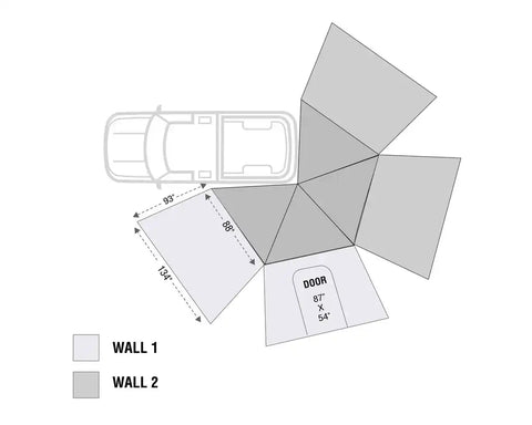 NOMADIC 270 LT AWNING WALL 1 DRIVER