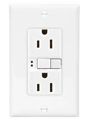 15A SELF-TEST GFCI WHITE