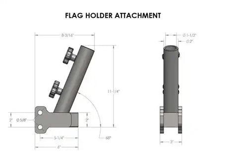 FLAG HOLDER ATTACHMENT