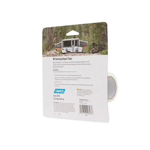 Camco 42623 Multi Purpose Tape RV Awnings/ Boat Sails/ Canvas/ Tents and more Roll