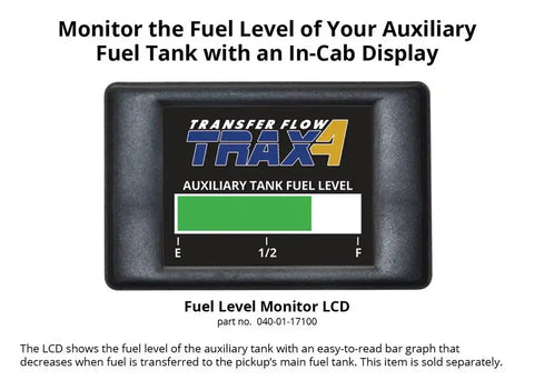 TRANSFER FLW 0800116625 50 GALLON IN-BED AUXILIARY FUEL TAN