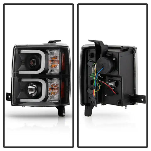 Spyder Automotive 5079473 Headlight Assembly Signature Series Projector Beam With L