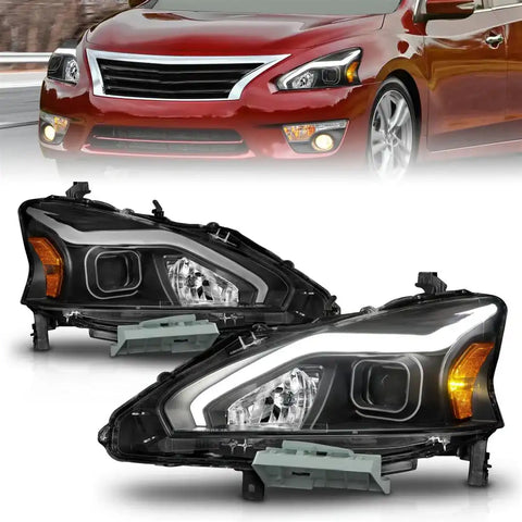 ANZO 121569 PROJECTOR HEADLIGHTS W/ LIGHT BAR B