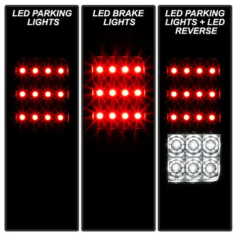 SPYDER 5070395 07-16 JEEP WRANGLER LED TAIL LIGHT