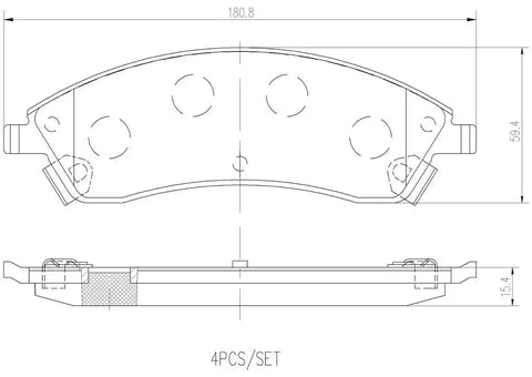DISC BRAKE PAD SET